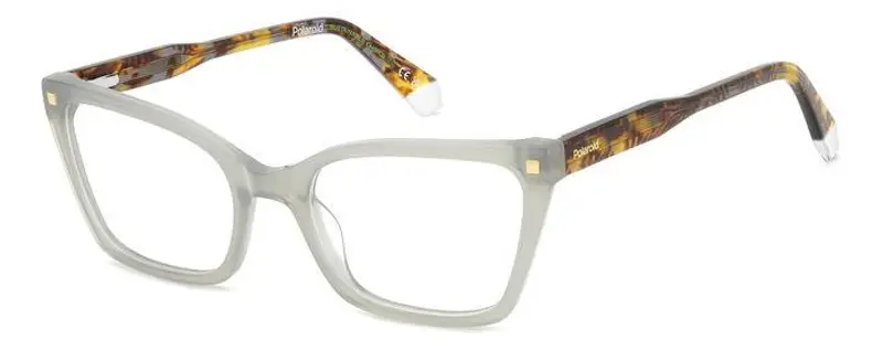 Polaroid Donna PLD D520 1ED Montature da vista Bio-acetato Verde  Squadrata