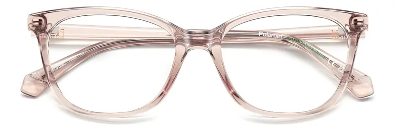 Polaroid Donna PLD D560 FWM Montature da vista Eco-poliammide Nude Squadrata Normale miniatura 2