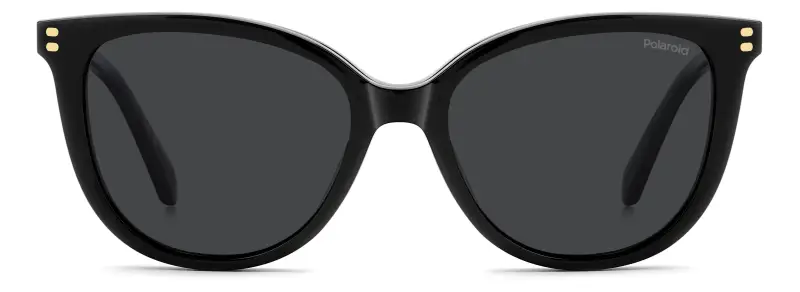 Donna Polaroid PLD D605/C 807/M9 Montature da vista Acetato Nero Grigio Farfalla Polarizzata miniatura 2