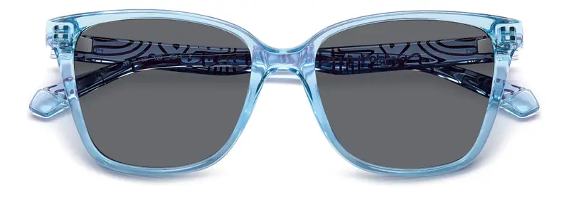 Polaroid Junior PLD 8062/S MVU/M9 Occhiali da sole Policarbonato Azzurro Grigio Squadrata Polarizzata miniatura 2