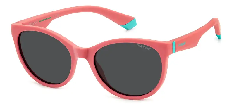 Polaroid Junior PLD 8065/S 1N5/M9 Occhiali da sole   Grigio Cat Eye Polarizzata