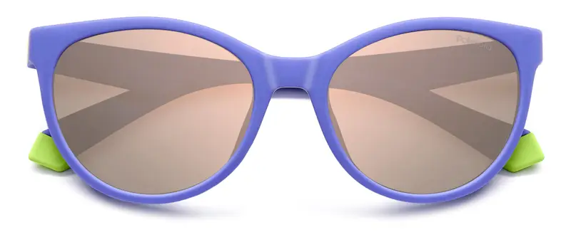 Polaroid Junior PLD 8065/S 789/JQ Occhiali da sole Viola Rosa Cat Eye Polarizzata Multistrato miniatura 2