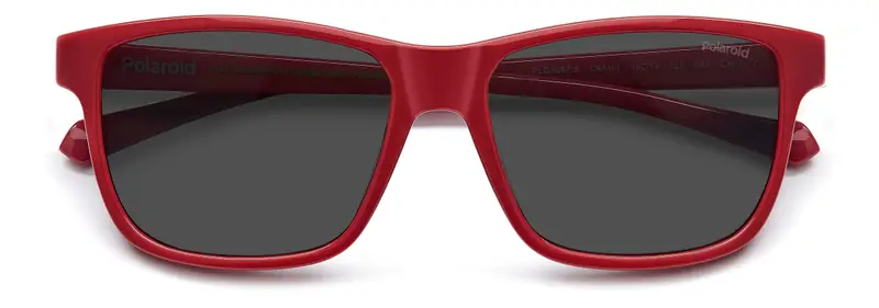 Polaroid Junior PLD 8067/S C9A/M9 Occhiali da sole Policarbonato Rosso Grigio Squadrata Polarizzata miniatura 2