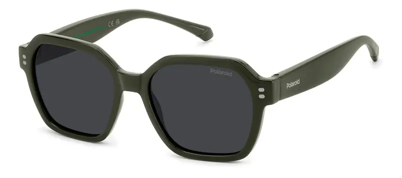 Junior PLD 8069/S TBO/M9 Occhiali da sole Policarbonato Verde Grigio Squadrata Polarizzata