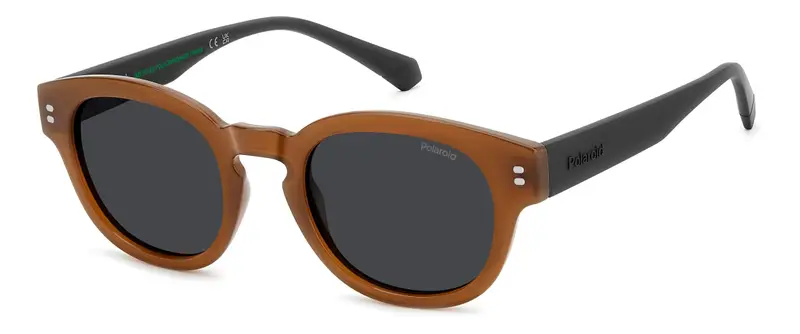 Junior PLD 8072/S 09Q/M9 Occhiali da sole Policarbonato Marrone Grigio Pantos Polarizzata