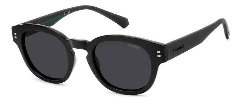 Junior PLD 8072/S 807/M9 Occhiali da sole Policarbonato Nero Grigio Pantos Polarizzata