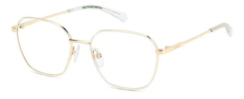 Polaroid Junior PLD D838 24S Montature da vista Metallo Oro  Squadrata Normale