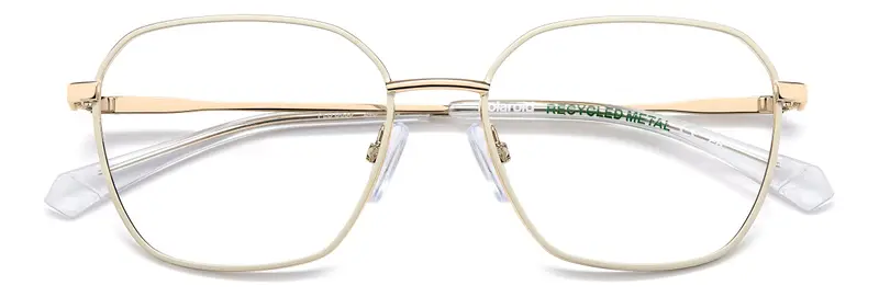 Polaroid Junior PLD D838 24S Montature da vista Metallo Oro Squadrata Normale miniatura 2