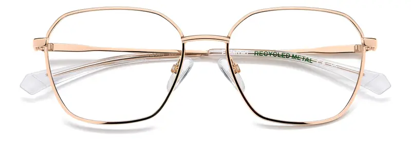 Polaroid Junior PLD D838 DDB Montature da vista Metallo Oro Squadrata Normale miniatura 2