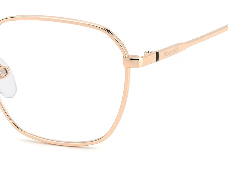 Polaroid Junior PLD D838 DDB Montature da vista Metallo Oro Squadrata Normale miniatura 3