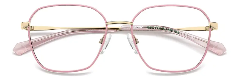 Polaroid Junior PLD D838 EYR Montature da vista Metallo Oro Squadrata Normale miniatura 2