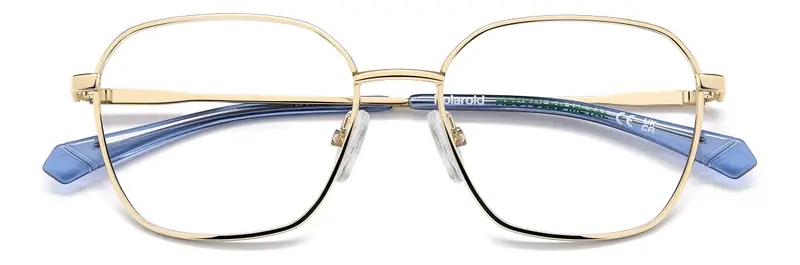 Polaroid Junior PLD D838 J5G Montature da vista Metallo Oro Squadrata Normale miniatura 2