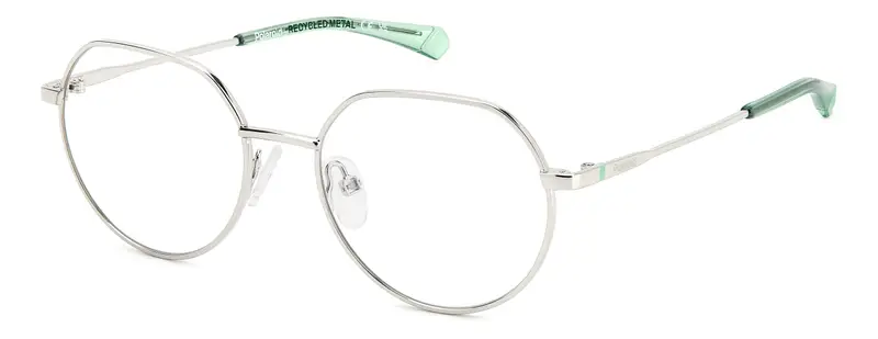 Polaroid Junior PLD D839 010 Montature da vista Metallo Palladio  Rotonda Normale