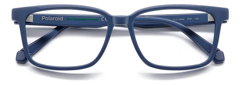 Polaroid Junior PLD D844 PJP Montature da vista Eco-poliammide Blu Squadrata Normale miniatura 2