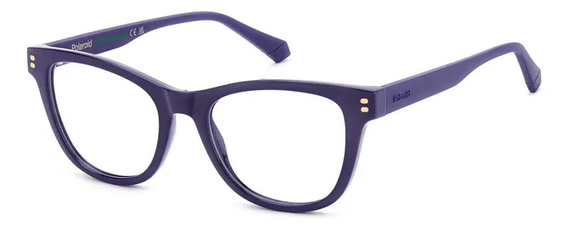 Junior PLD D848 B3V Montature da vista Eco-poliammide Viola Cat Eye Normale