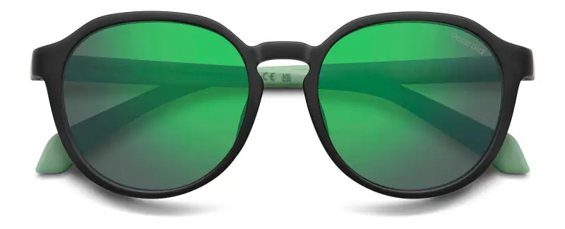 Junior Polaroid PLD 8078/S 003/5Z Occhiali da sole Policarbonato Nero Grigio Pantos Polarizzata Specchiato miniatura 3