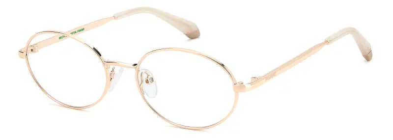 Junior Polaroid PLD D851 DDB Montature da vista Metallo Oro Rotonda Normale