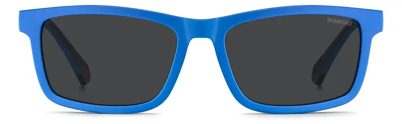 Junior Polaroid PLD D854/C 003/M9 Montature da vista Eco-poliammide Nero Grigio Squadrata Polarizzata miniatura 2