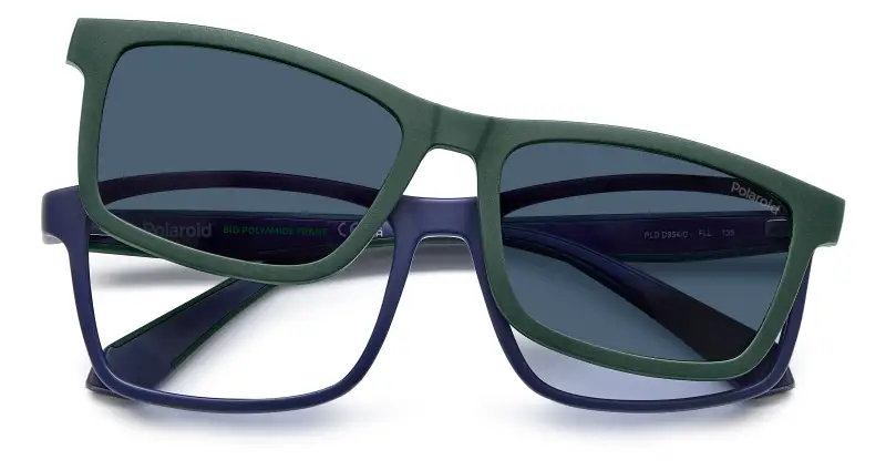 Junior Polaroid PLD D854/C FLL/C3 Montature da vista Eco-poliammide Blu Blu Squadrata Polarizzata miniatura 3