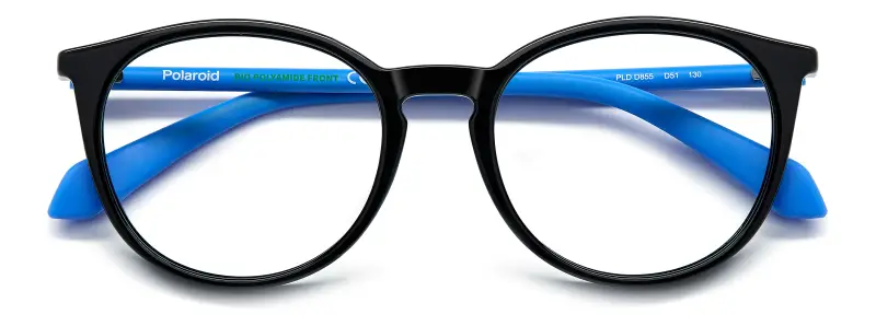 Junior Polaroid PLD D855 D51 Montature da vista Eco-poliammide Nero Pantos Normale miniatura 3