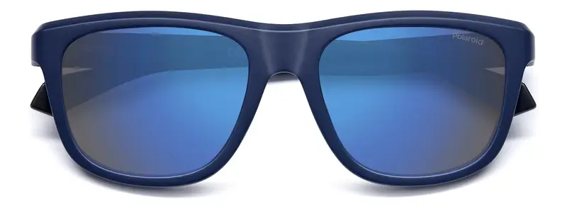 Polaroid PLD 2163/S FLL/5X Occhiali da sole Blu Specchiato miniatura 2