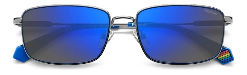 Polaroid PLD 6227/S/X V84/5X Occhiali da sole Blu Specchiato miniatura 2
