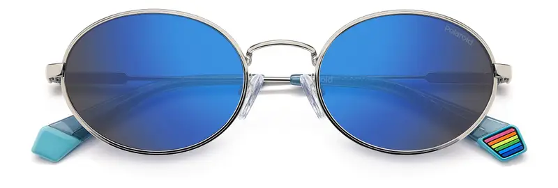 Polaroid PLD 6228/S/X 010/5X Occhiali da sole Blu Specchiato miniatura 2