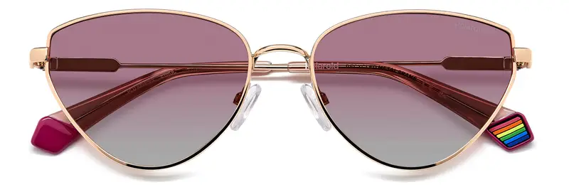 Polaroid PLD 6234/S/X EYR/GC Occhiali da sole Rosso Sfumato miniatura 2