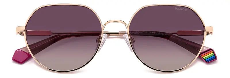 Polaroid PLD 6236/S/X S9E/JR Occhiali da sole Bordeaux Sfumato miniatura 2