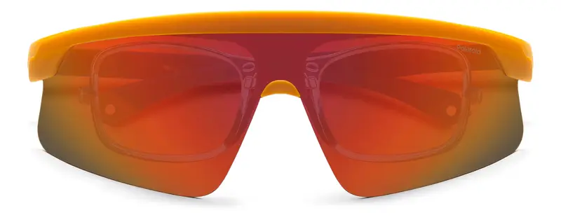 Polaroid PLD 7056/CI/S 2M5/OZ Occhiali da sole Rosso Multistrato miniatura 2