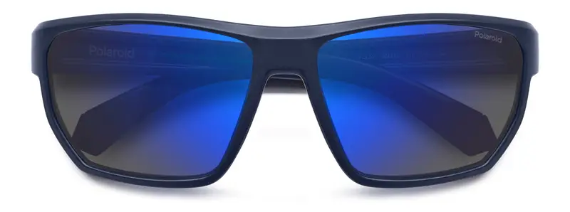 Polaroid PLD 7057/S FLL/5X Occhiali da sole Blu Specchiato miniatura 2