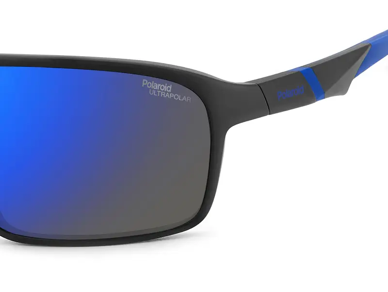 Polaroid PLD 7058/S 0VK/QG Occhiali da sole Blu miniatura 3