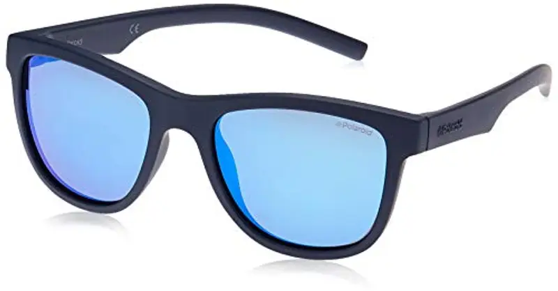 Polaroid PLD 8018/s Occhiali da Sole, Blu Gomma, 47 Unisex
