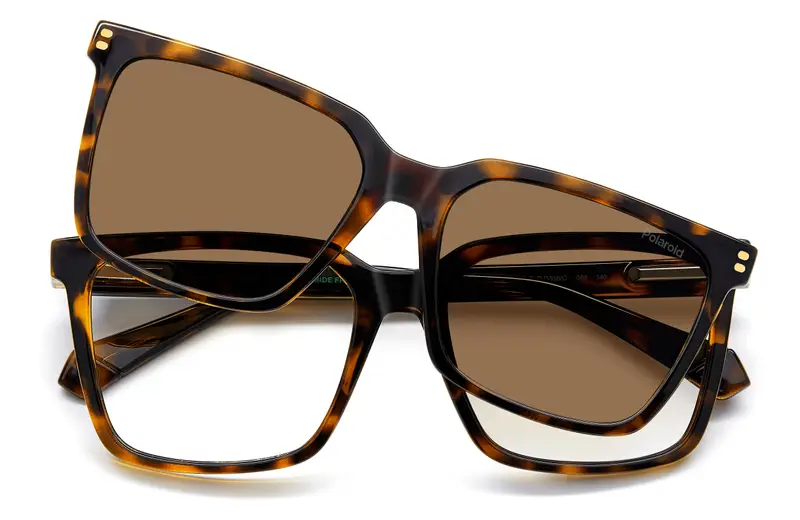 Polaroid PLD D556/C 086 Montature da vista Marrone miniatura 2