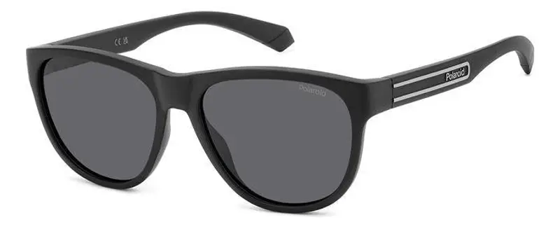 Polaroid Unisex PLD 2156/S 003/M9 Occhiali da sole Policarbonato Nero Grigio Farfalla Polarizzata