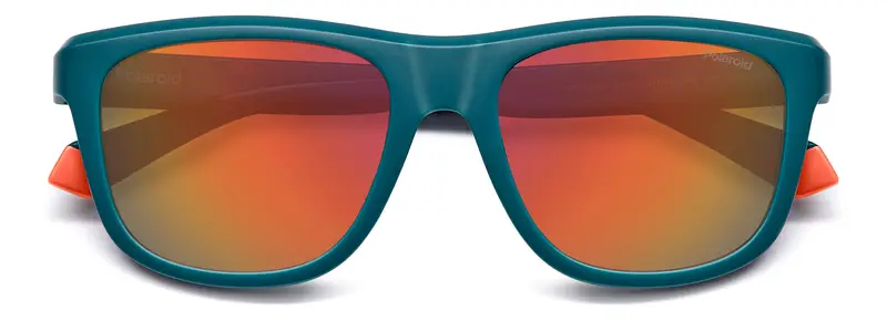 Polaroid Unisex PLD 2163/S 5BF/OZ Occhiali da sole Policarbonato Petrolio Rosso Squadrata Polarizzata Multistrato miniatura 2