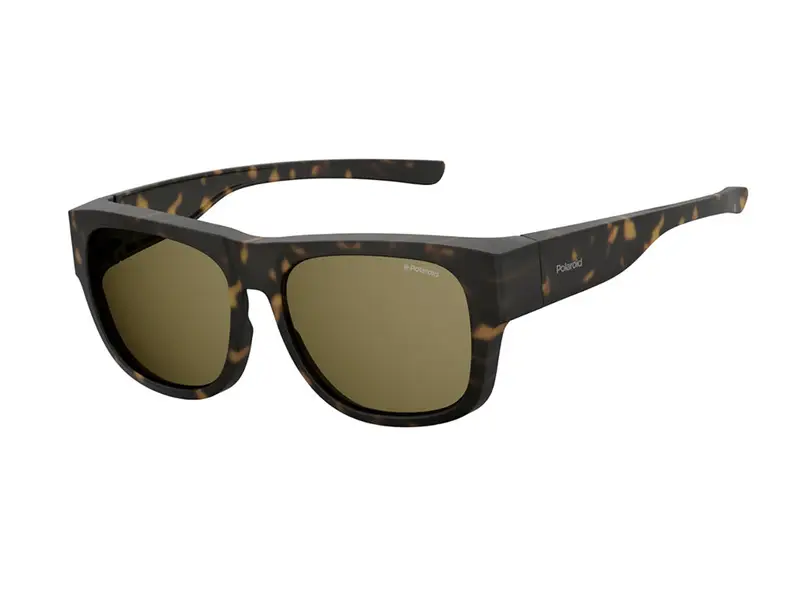 Polaroid Unisex PLD 9010/S N9P/SP Occhiali da sole Plastica Havana  Squadrata Polarizzata