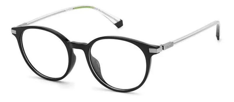 Polaroid Unisex PLD D461/G 807 Montature da vista Acetato Nero  Rotonda