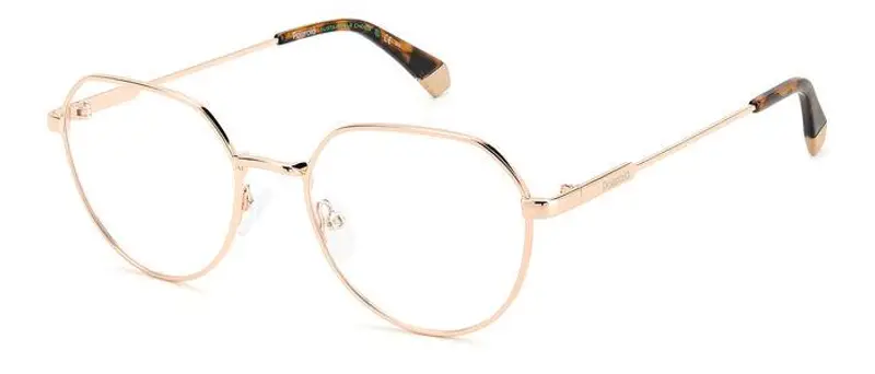Polaroid Unisex PLD D465 DDB Montature da vista Metallo Oro Geometrica