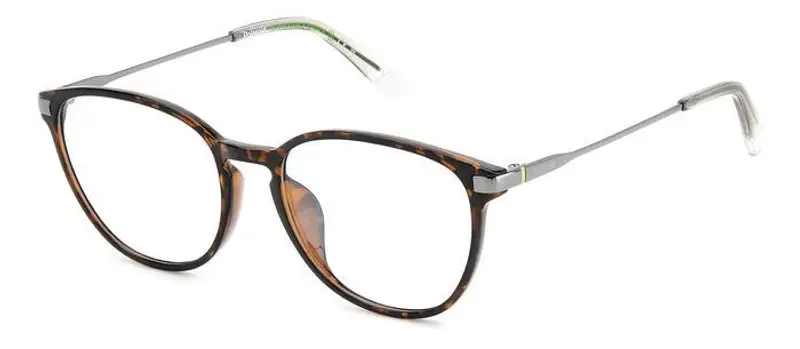 Polaroid Unisex PLD D489/G 086 Montature da vista Plastica Havana  Rotonda