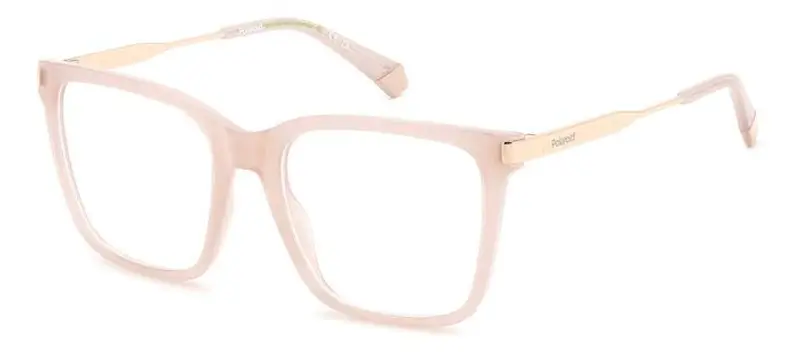 Polaroid Unisex PLD D528 35J Montature da vista Plastica Rosa  Squadrata