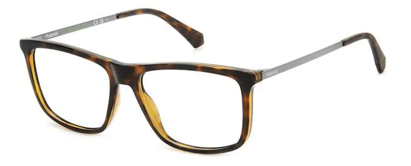 Polaroid Uomo PLD D497 086 Montature da vista Plastica Havana  Squadrata