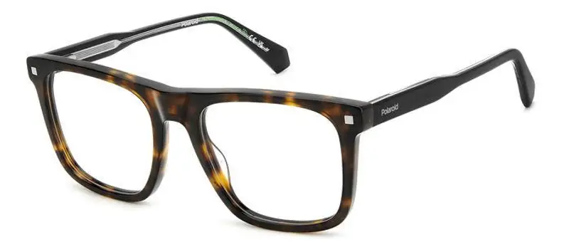 Polaroid Uomo PLD D506 086 Montature da vista Plastica Havana  Squadrata