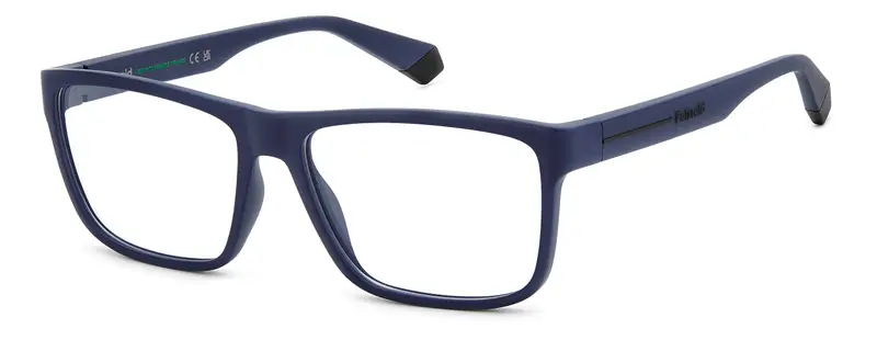 Polaroid Uomo PLD D569 FLL Montature da vista Eco-poliammide Blu  Squadrata Normale