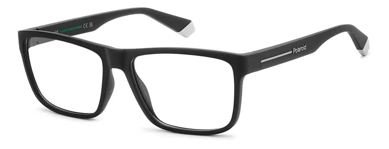 Polaroid Uomo PLD D569 O6W Montature da vista Eco-poliammide Nero  Squadrata Normale
