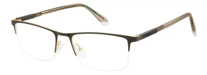 Uomo Polaroid PLD D599 UFM Montature da vista Metallo Marrone Squadrata Normale