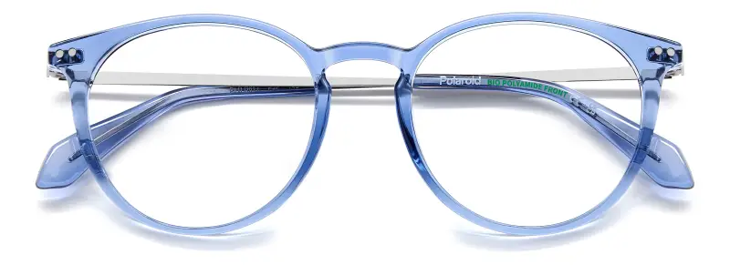 Uomo Polaroid PLD D617 PJP Montature da vista Eco-poliammide Blu Pantos Normale miniatura 3