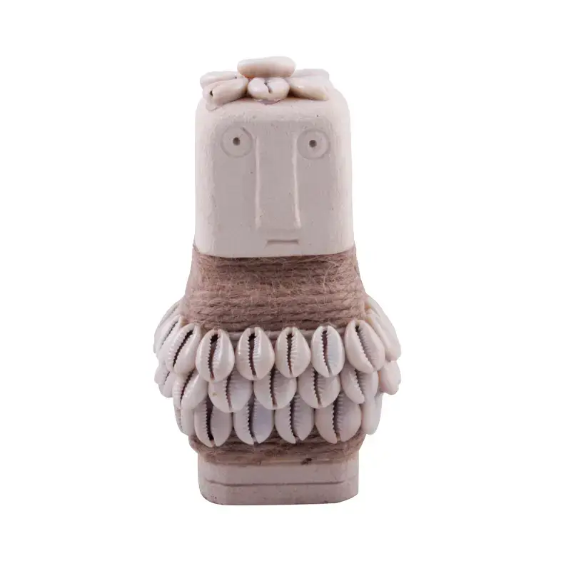 Lotto 6 Statuetta in conchiglia e pietra Pole To Pole Man M 11