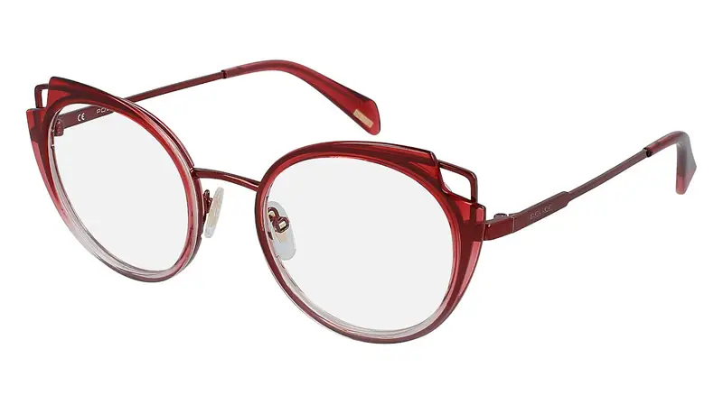 Police Donna VPLA03 ZEPHIRUS 1  8000000 Montature da vista Metallo Viola  Cat Eye