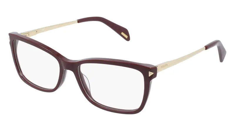 Police Donna VPLA87 STAGEDIVE 5  0AR3 Montature da vista Acetato Bordeaux  Squadrata